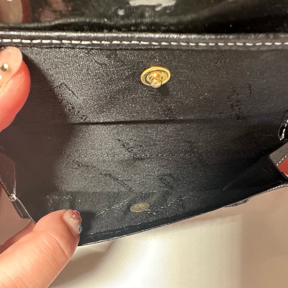 Salvatore Ferragamo Black Leather Wallet with 5 card holder+coin pocket - Picture 6 of 9